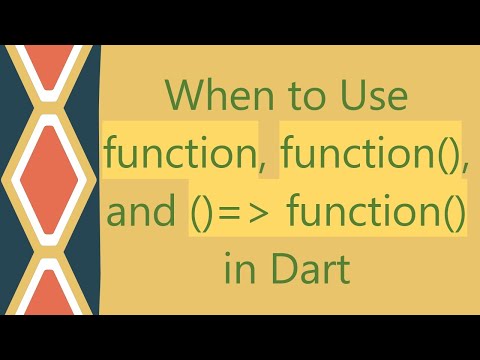 When to Use function, function(), and ()=  function() in Dart