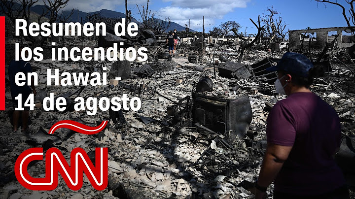 Resumen de los incendios en Hawai - 14 de agosto