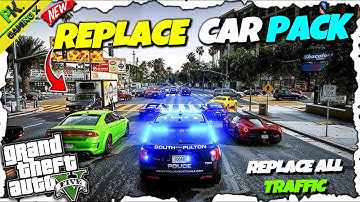 Install the Most Realistic Car Pack in GTA 5!🔥 | Mega Vehicle Pack 2025 – Replace All Traffic