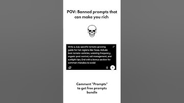 Banned prompts that can actually make you rich| #chatgpt #chatgpt4o #ai #aiprompt #prompts #prompt