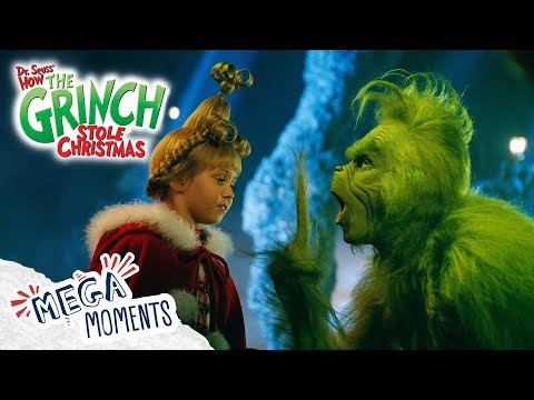 The Grinch Meet Cindy Lou Who💚 | How The Grinch Stole Christmas | Movie Moments | Mega Moments