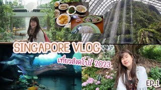 SINGAPORE VLOG EP.1 อัพเดท สิงคโปร์2023 ! /rain votex@jewel /garden by the bay /S.E.A aquarium