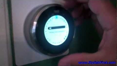 Nest thermostat unboxing, installation, setup, control