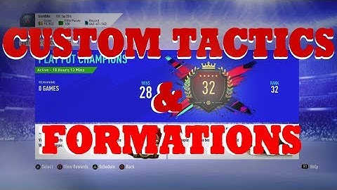 FIFA 19 TOP 100 CUSTOM TACTICS & FORMATIONS