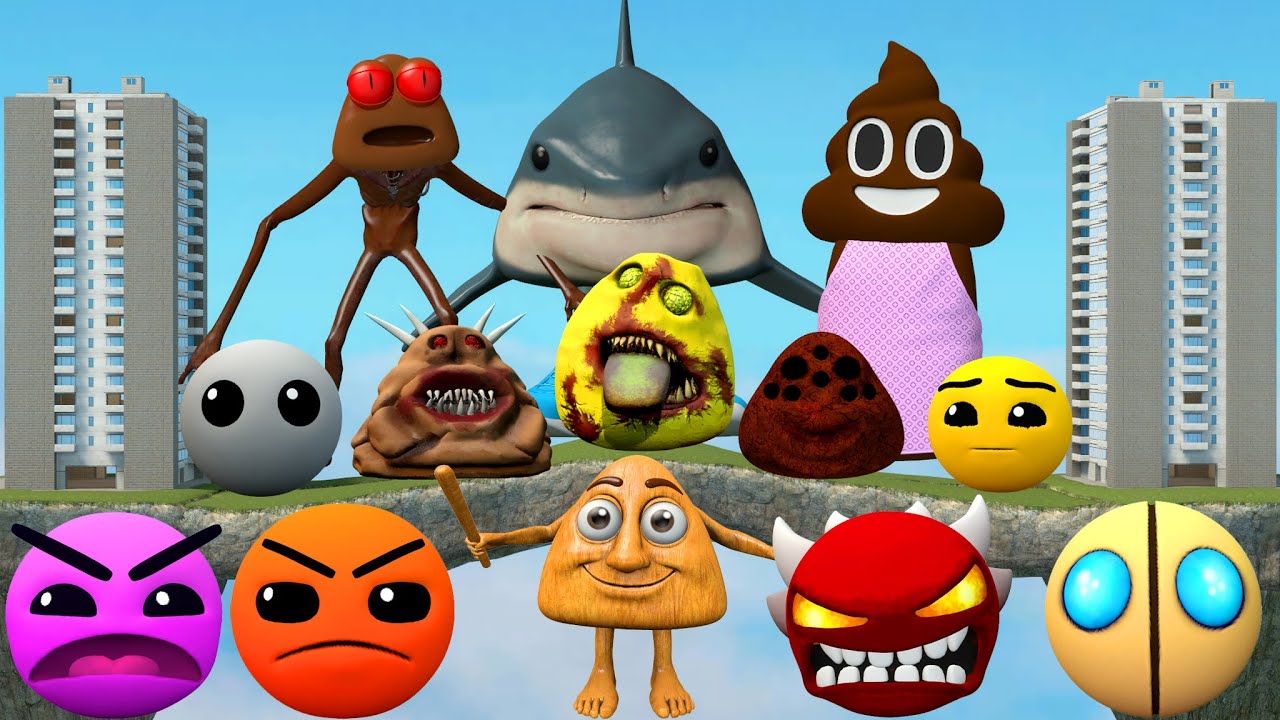 УНИЧТОЖЬТЕ ВСЕ 3D СЕМЬИ РОБЛОКС ПОУ БОУ МЕСТЬ И СЕМЬЮ ГЕОМЕТРИ ДЭШ в SKY CONSTRUCT Garry's Mod