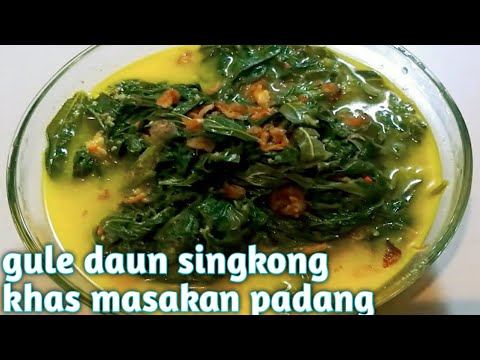 GULE DAUN SINGKONG KHAS MASAKAN PADANG GULE DAUN SINGKONG KHAS MASAKAN PADANG