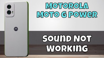 How to Fix Motorola Moto G Power  Sound Problem / Sound Not Working  (2024)