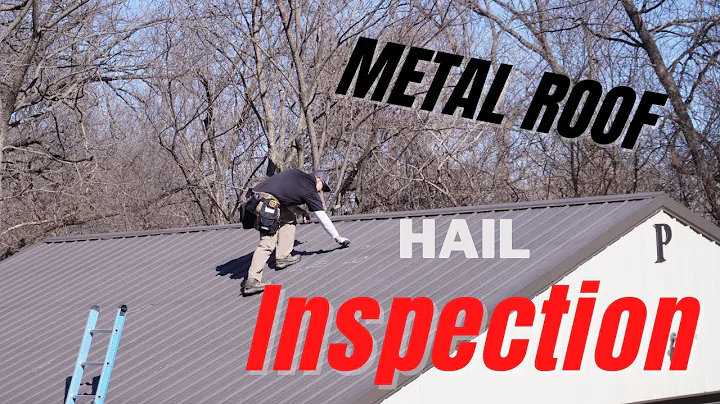 Inspecteur de toit en métal: Comment détecter les dommages de grêle?