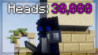 Hitting 30 THOUSAND Heads in Hypixel Skywars..