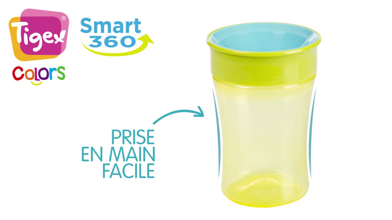 Tigex - Tasse d'apprentissage pour bébé Smart 360° • Cooking for my baby