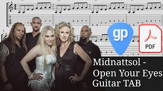 Midnattsol - Open Your Eyes Guitar Tabs [TABS]