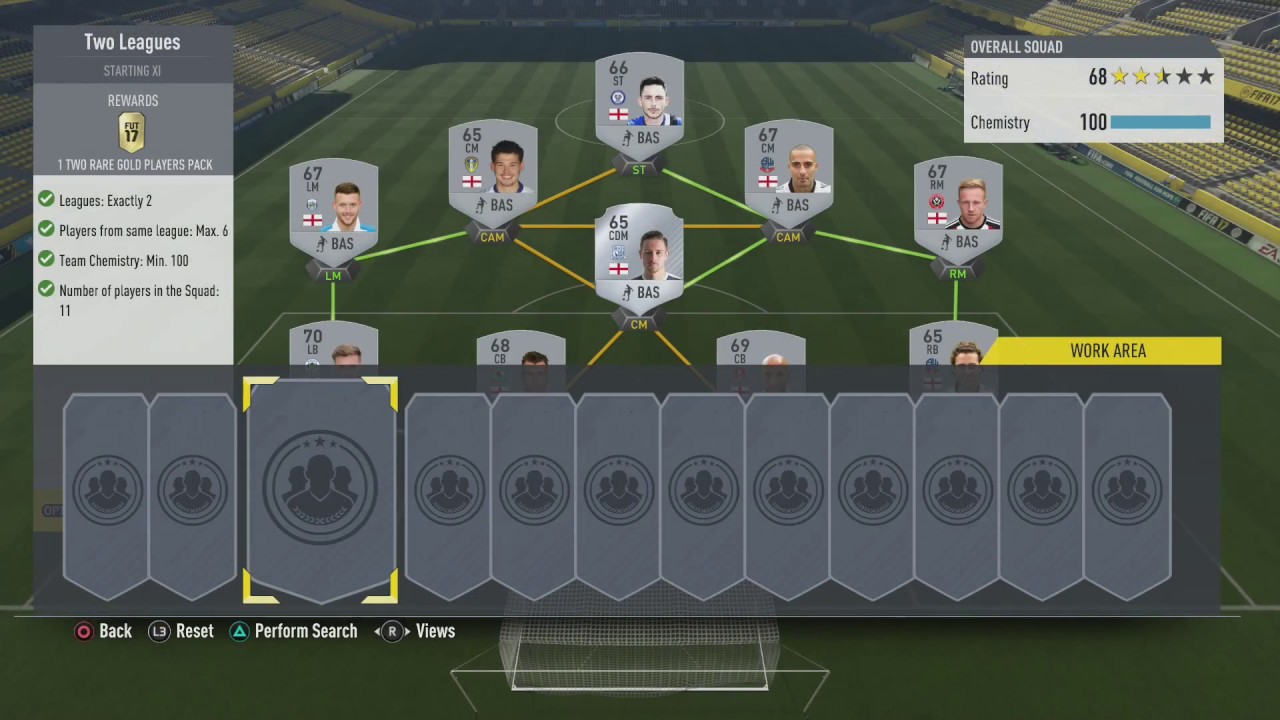 FIFA17 SBC : BASIC Hybrid Intro Two Leagues - ★Cheap★ENG