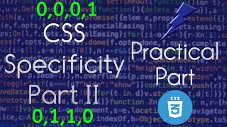 CSS Specificity Practical | CSS Specificity part II