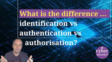What are the differences between identification, authentication and authorisation (authorization)?