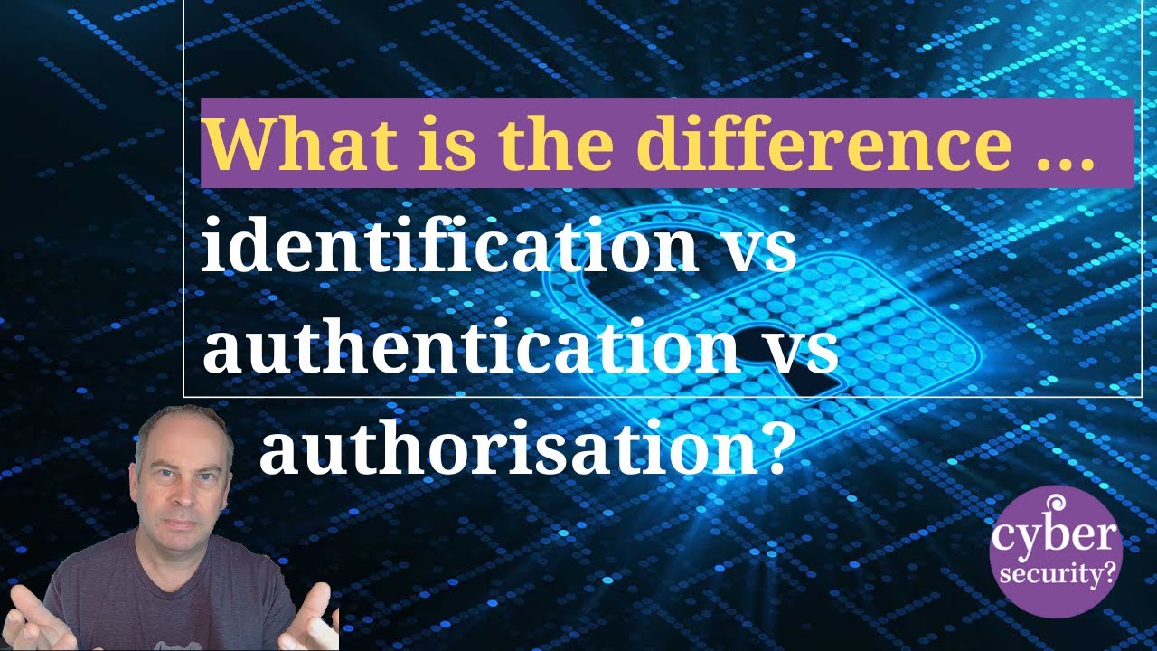 What are the differences between identification, authentication and authorisation (authorization)?