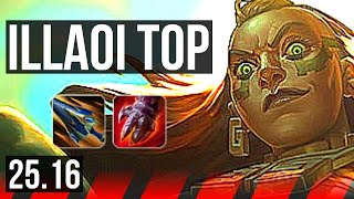 ILLAOI vs CAMILLE (TOP) | 6/1/1 | EUW Master | 25.16