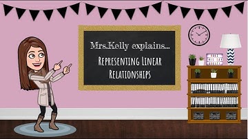 Representing Linear Relationships