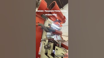 Flexographic Printing Machine - Plastic Bag Printing Machine