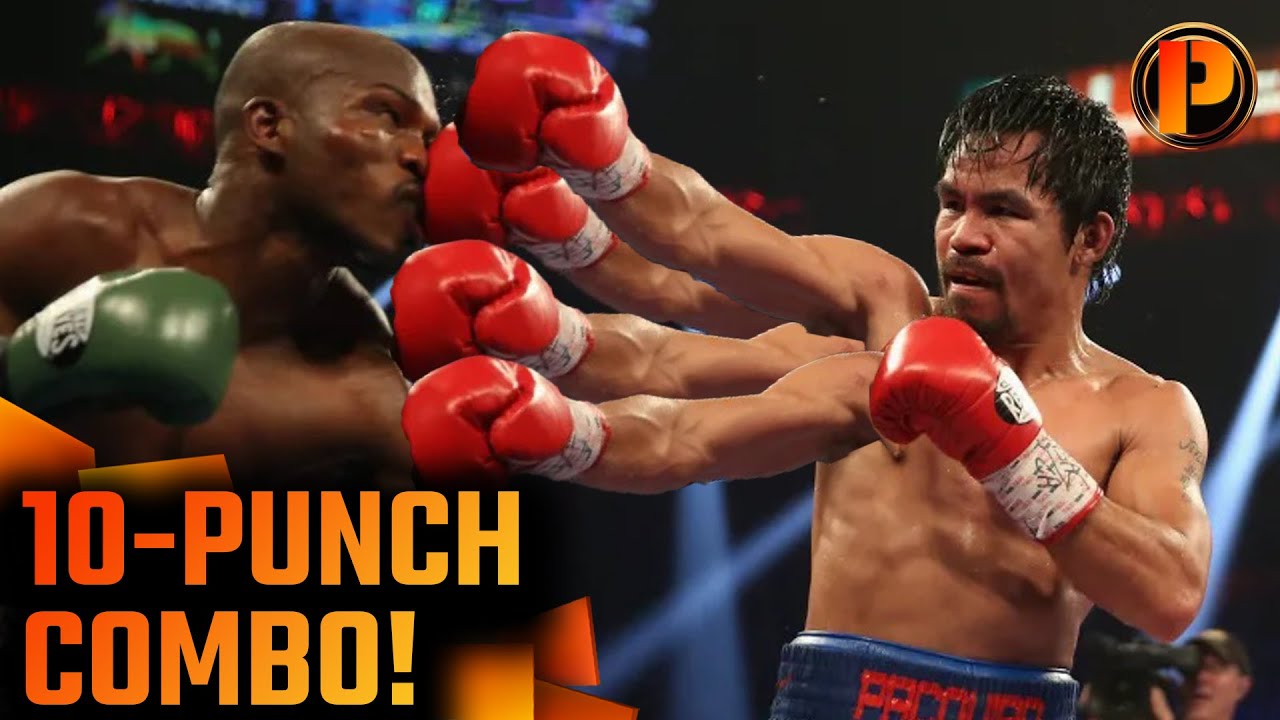 MANNY PACQUIAO 10PUNCH COMBO! HALOS DI MABILANG NA MGA SUNTOK! YouTube