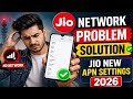 Jio Network Problem Solution ✅/Jio New APN Settings 2026/jio apn settings for fast internet📶/2026