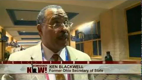 Ex-Ohio Secretary of State Ken Blackwell Questioned on Vote Suppression, From '04 to ID Laws