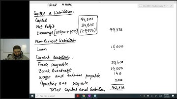 CAF 1(introduction to accounting) SIR JAWAD FINAL ACCOUNT online lecture 3
