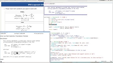 Course on the Statistical Learning Theory: 35 Convex optimization problems - Part 9