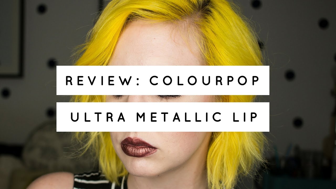 ColourPop Ultra Metallics Lips Review - Zebra and Maneater