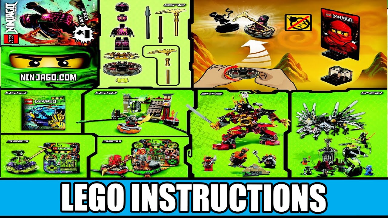 LEGO Instructions | Ninjago | 9572 | NRG Cole