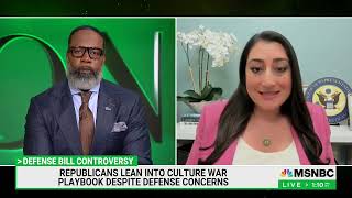 Rep. Sara Jacobs Joins Charles Coleman on MSNBC's SYMONE to Talk About Culture War Issues in NDAA