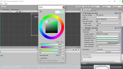 Bài 6.D2: Tạo UI Button trong Unity