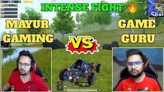 Mayur Gaming Vs Game Guru |🔥 Intense Fight | Last Zone | Mayur Gaming Vs Thoku Sky | Pubg Emulator |