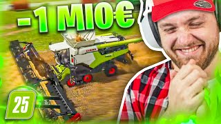 Thumbnail for 🚜💸PANZER zum ERNTEN gekauft! | 1 MIO im Minus in LS 25! - Tag 3 Road to Milliadär!