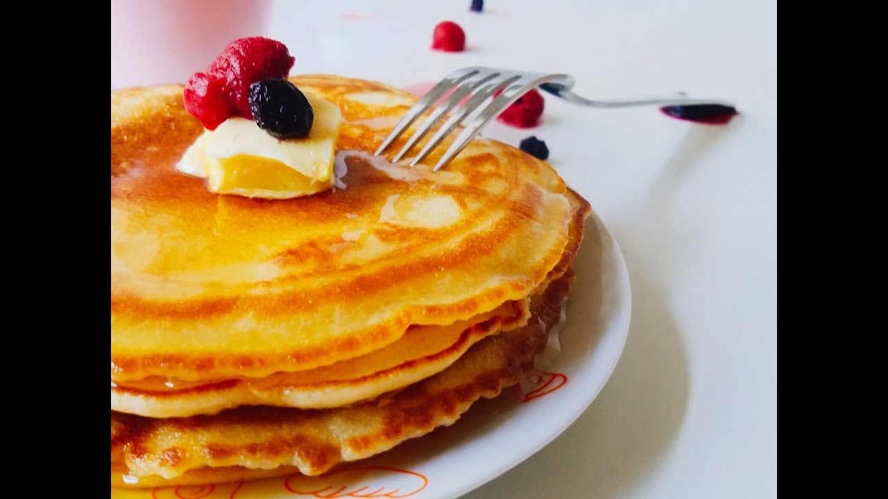 EASY PANCAKE RECIPEQUICK BREAKFAST RECIPEPERFECT PANCAKE IN 5 MINUTES