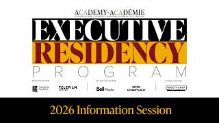 Famous 2026 Executive Residency Program Information Session Wealth