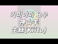 너무도 연약한 인연의 실 🧶 카미야마 요우 ( 神山羊 ) - 生絲 ( Kitto ) [ 가사 / 발음 / 번역 ]