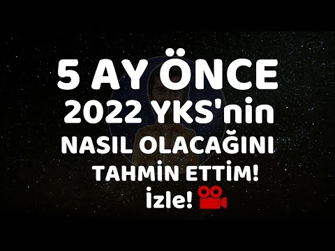 Ve Bir Tahminimiz
