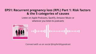 MFP, EP51: Recurrent pregnancy loss (RPL) Part 1: Risk factors & the 5 categories of causes