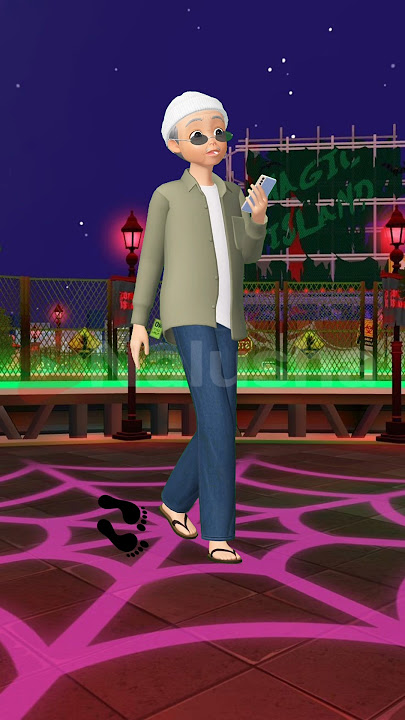 TELAPAK KAKI TOK DALANG KETINGGALAN 🤣 #shorts #youtubeshorts #nalusha #upinipinlucu #zepeto