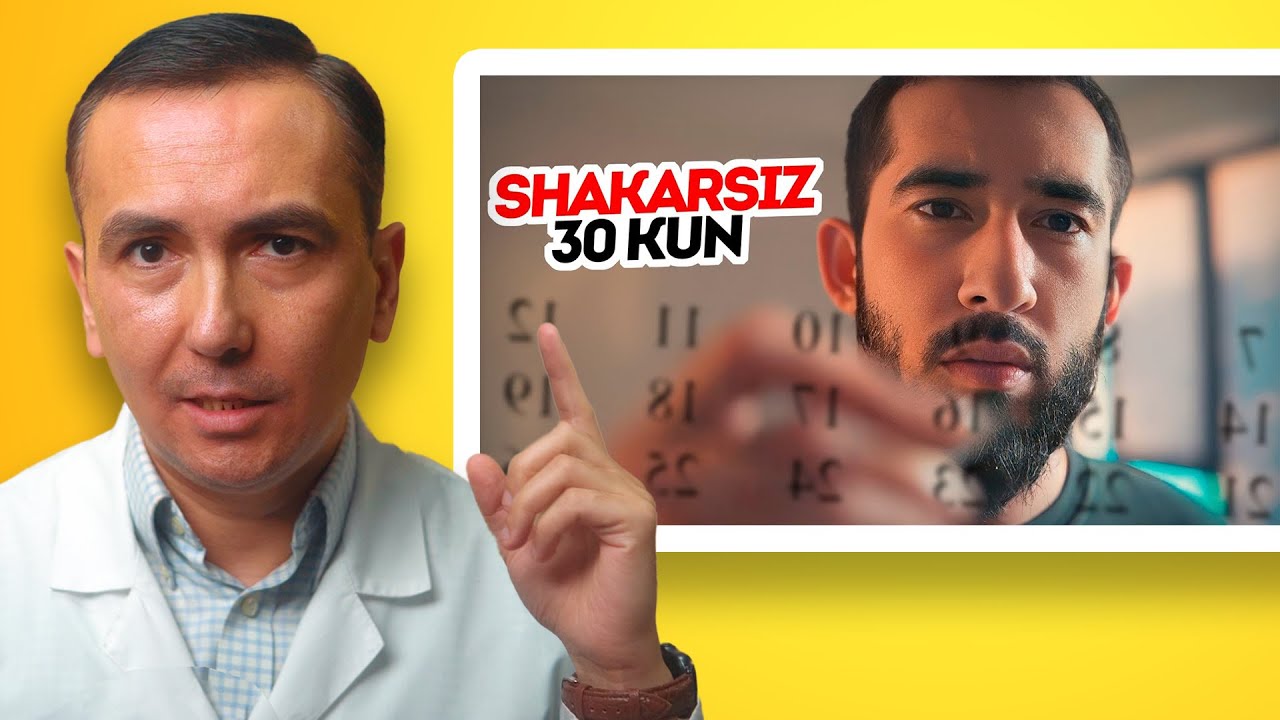 Shakarsiz 30 kun! Shifokor fikr bildiradi!