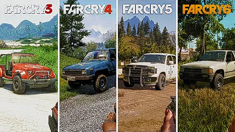 Far Cry 3 vs Far Cry 4 vs Far Cry 5 vs Far Cry 6 | Details & Physics Comparison