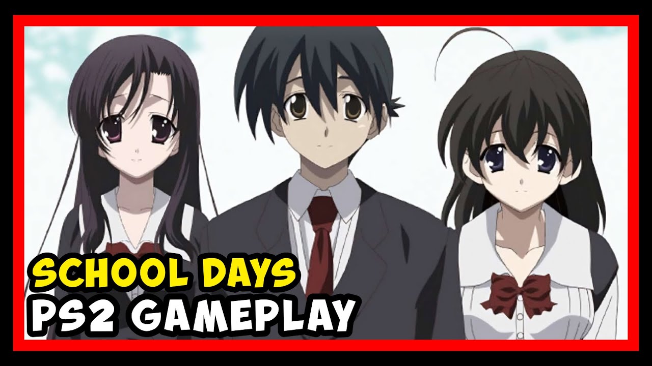 School Days LxH [スクールデイズ] (PS2) Gameplay - YouTube