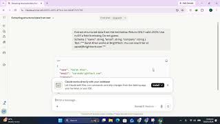 How to Use Claude AI for Data Extraction from Unstructured Text