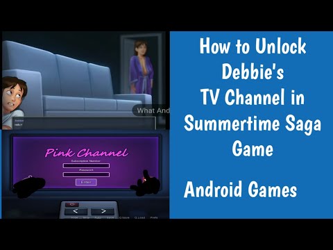 how unlock Debbie's pink channel in Summertime Saga Game || Summertime Saga | Games | Android Games