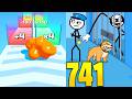 Tall man run VS Thief Puzzle - All Levels SpeedRun Gameplay