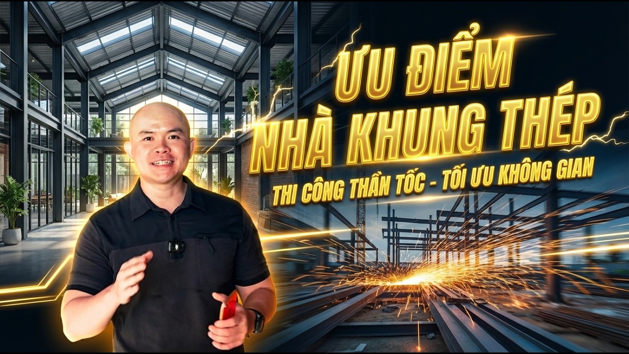 VÌ SAO NHIỀU NGƯỜI CHUYỂN SANG XÂY NHÀ KHUNG THÉP? ĐẶC BIỆT LÀ CHO MÔ HÌNH KINH DOANH DÒNG TIỀN