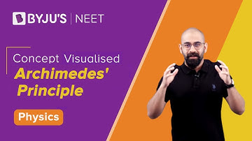 Mechanical Properties of Fluids Class 11 Physics- Archimede