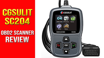 CGSULIT SC204 Scanner Review (Live Data & Graphing)