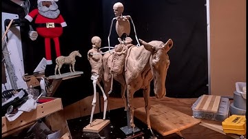 TruForm Horse Armature   Started the Final Composition of this Clay Today