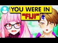 Chat mentions Niji in Matara's and Quinn's first collab: